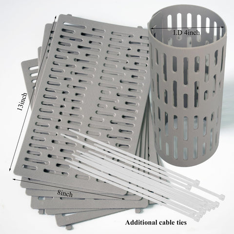 RAIKEDR slotted design allows airflow around the trunk during protection.