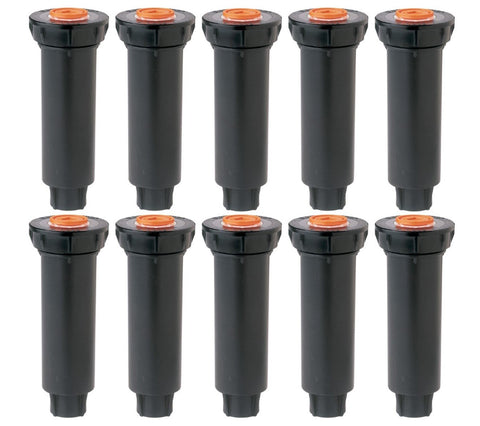 Rain Bird 1800 Series pop-up sprinkler in lawn installation showing even coverage