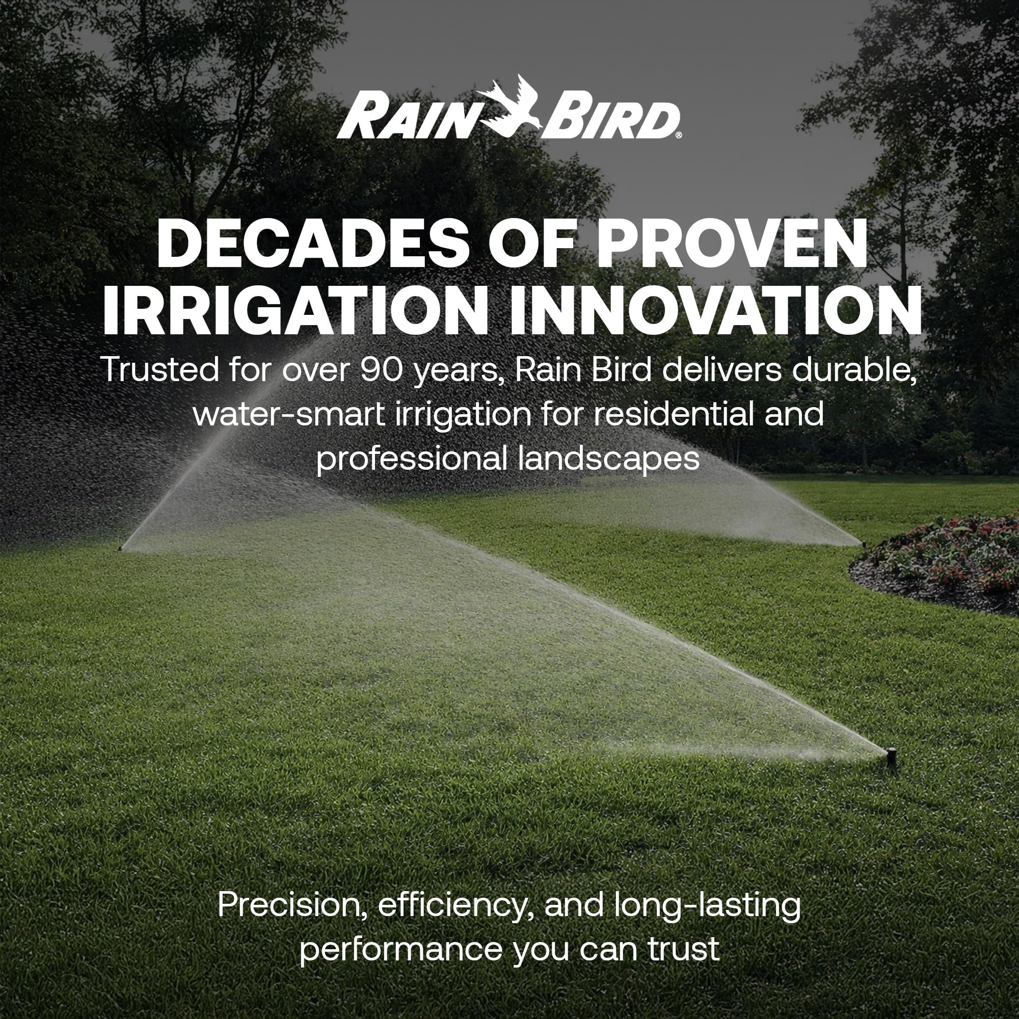 Rain Bird 1802FDSPRS top-access design enables quick maintenance flush