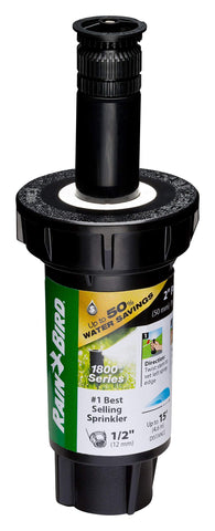 Rain Bird 1802HV15PR pressure-regulating sprinkler head for precise, water-saving irrigation.
