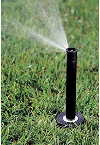 Rain Bird 1806APPRS 8-15 ft spray distance covers larger turf efficiently.