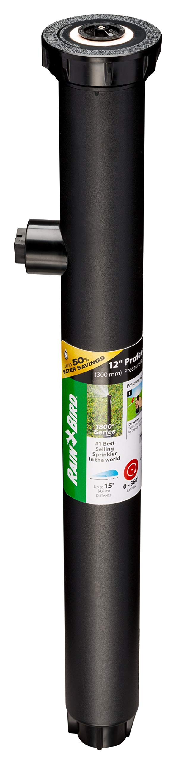 Rain Bird 1812APPRS 12-inch pop-up height for varied landscape coverage