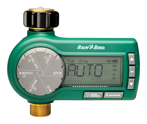 Rain Bird 1ZEHTMRP brass inlet coupler ensures a durable hose-end connection.