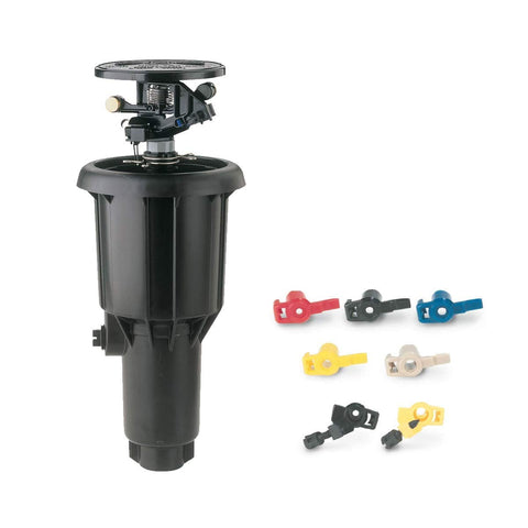 Rain Bird 2045A Maxi-Paw bundle with seven nozzles for versatile irrigation.