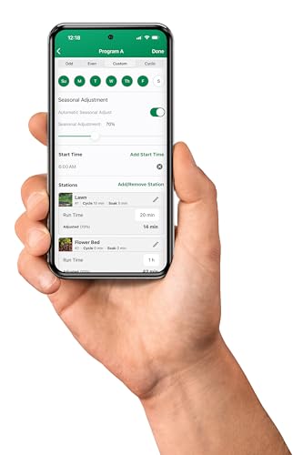 Rain Bird ARC4 manual watering option for targeted zones