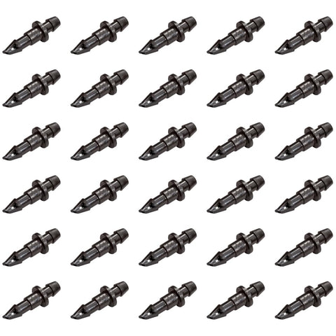 Rain Bird BC25-30PS barbed coupling for 1/4-inch tubing enables quick, sturdy connections.