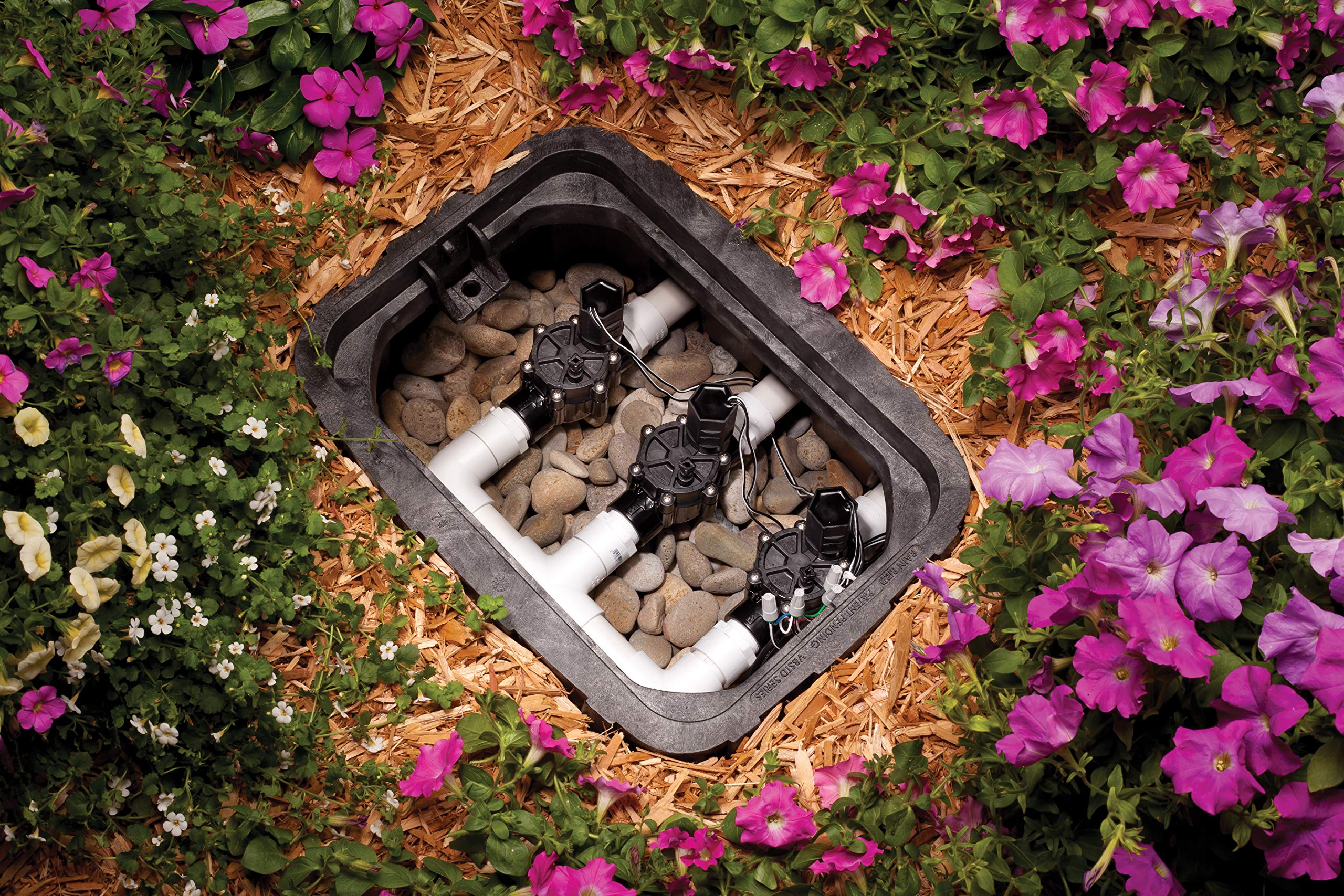 Manual bleed screw on CP100 enables quick manual watering checks.