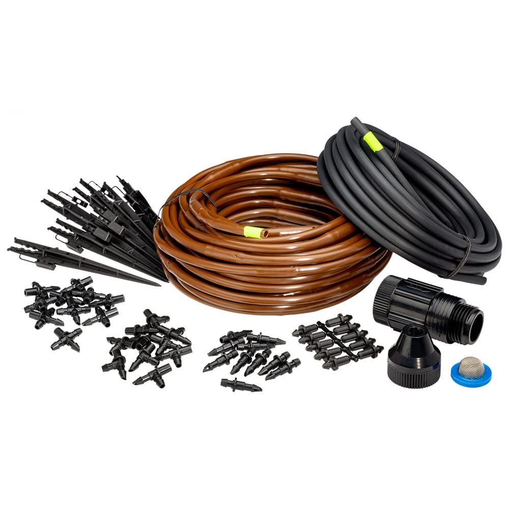 Rain Bird GardenKit emitter tubing coil with 70 emitters for even watering