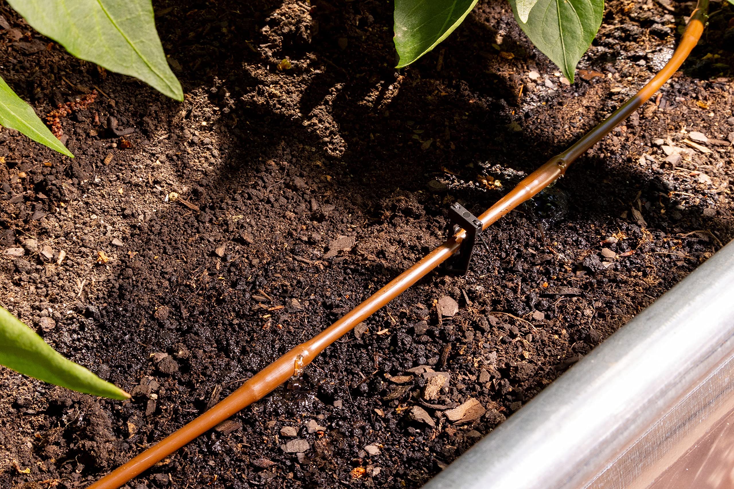Rain Bird GardenKit fittings and elbows for quick connections