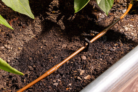 Rain Bird GardenKit fittings and elbows for quick connections