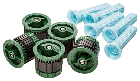 Rain Bird HEVAN085PK nozzle with 0-360 pattern adjuster for precise lawn watering.