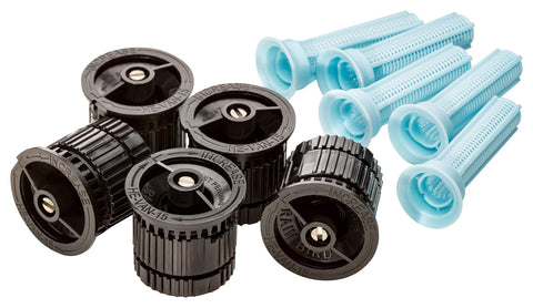 Rain Bird HEVAN155PK showing 0-360° pattern adjustment for precise irrigation