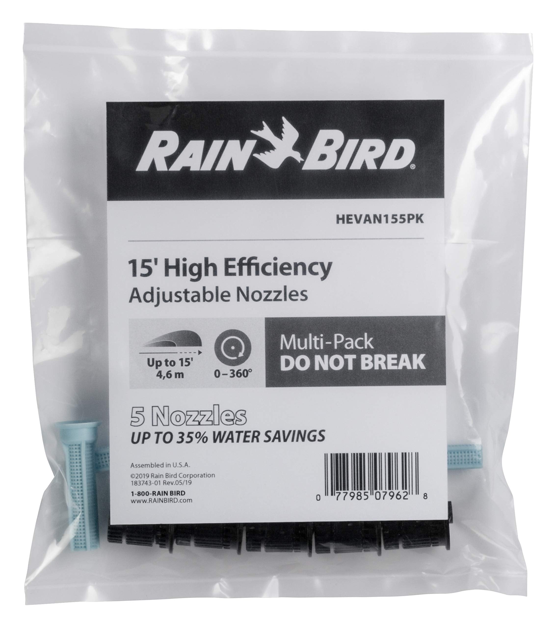 Rain Bird HEVAN155PK with flow-control technology for uniform coverage