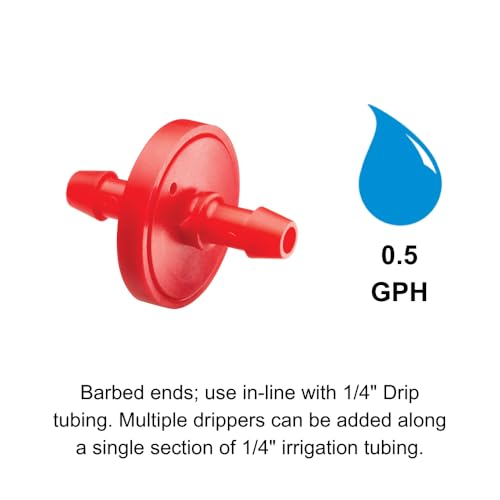 Rain Bird ILD0510PKXS tubing connection shows secure inline installation.