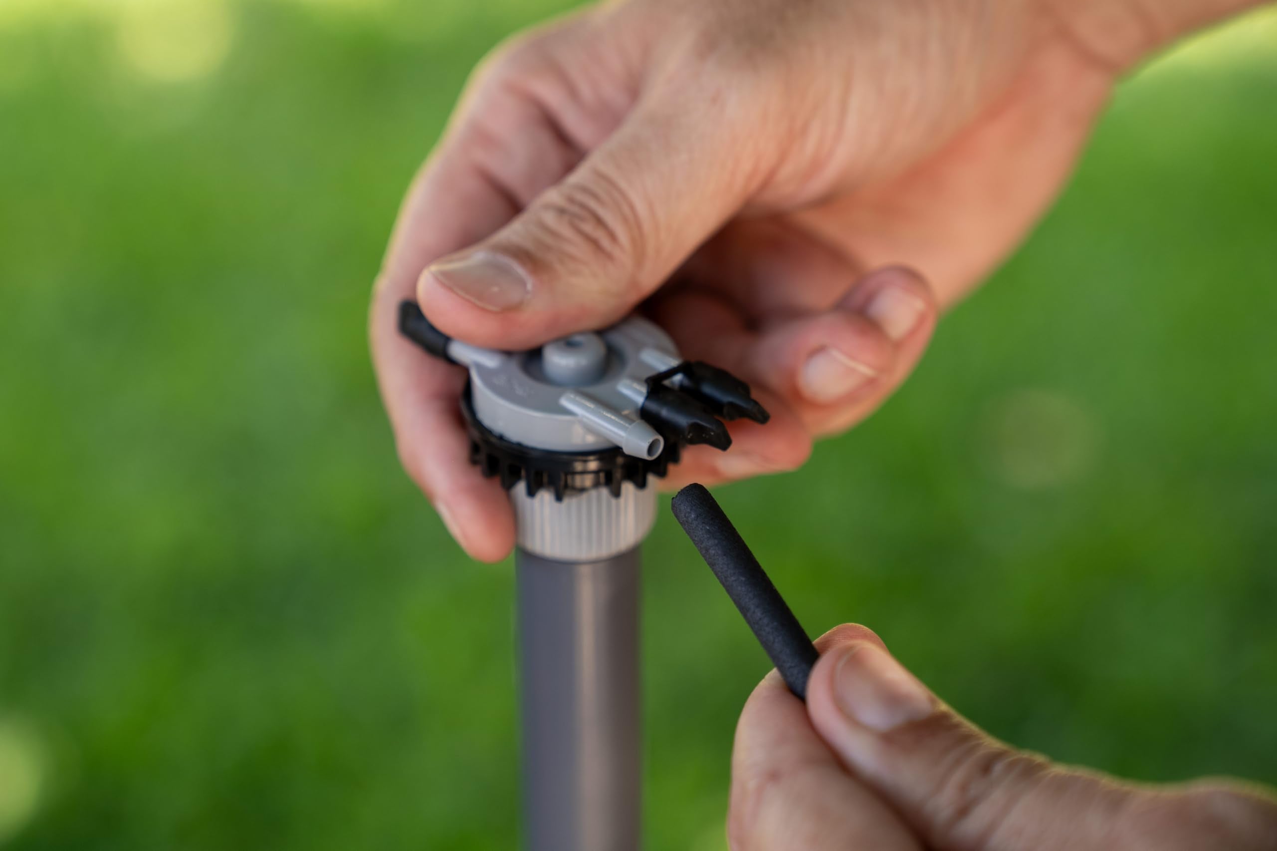 Rain Bird MANIFRE6S UV and chemical-resistant body for long-lasting outdoor use.