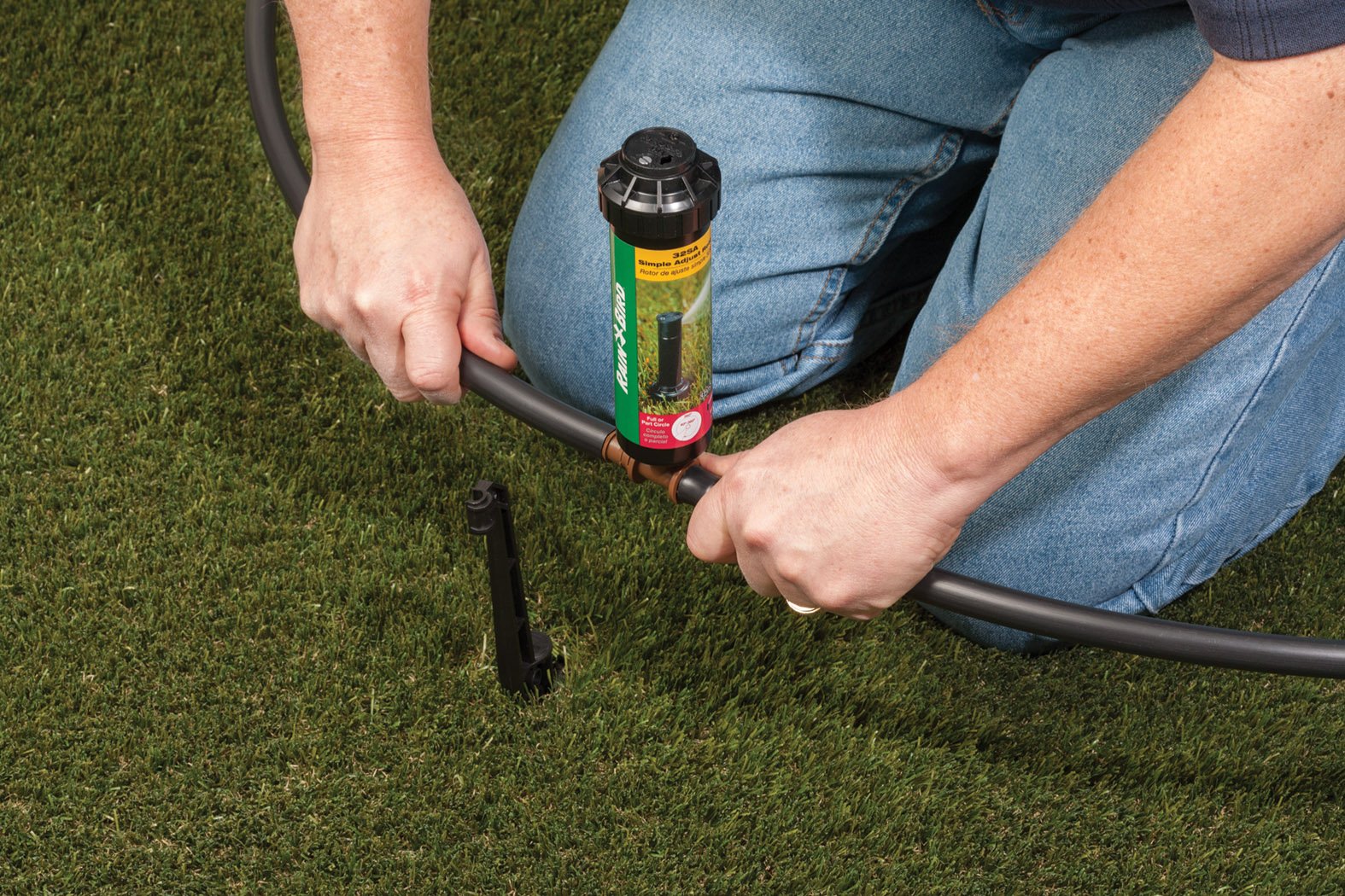 Micro Ramps direct spray near the head to reduce dry spots.