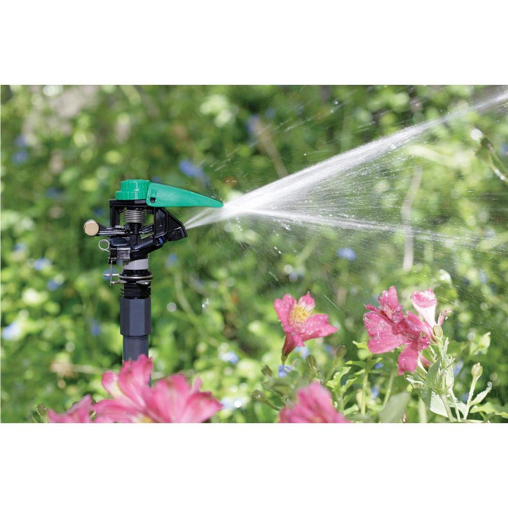 Rain Bird P5R adjustable-coverage pattern enabling precise watering around landscaping
