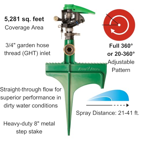 Rain Bird P5RLSP diffuser screw improves droplet size for uniform coverage.
