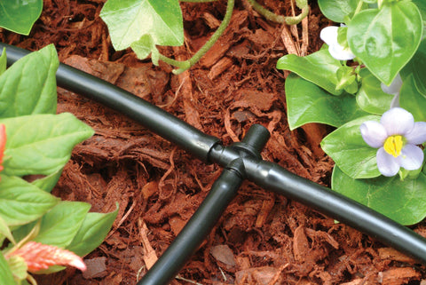 Rain Bird self-piercing end simplifies tapping into larger tubing.