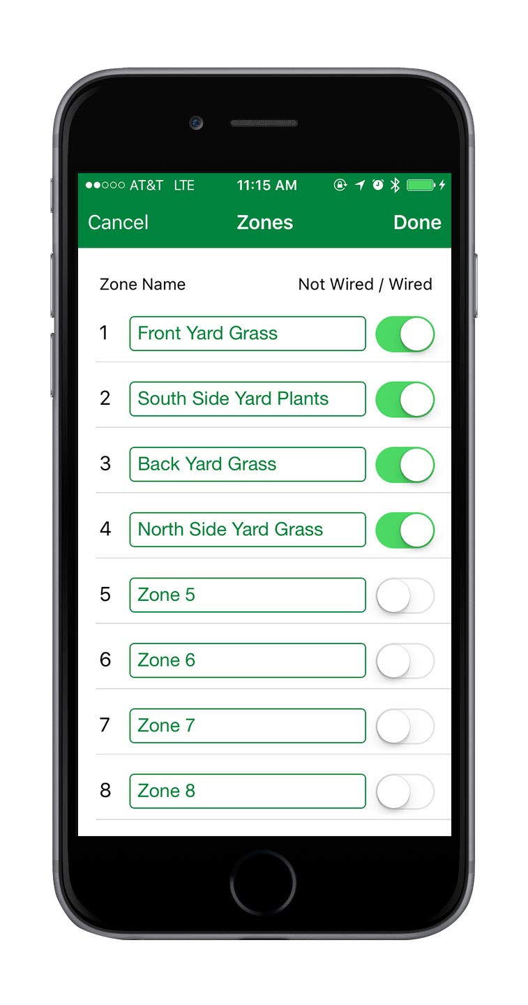 ST8I-2.0 weather-based adjustment supports efficient watering.
