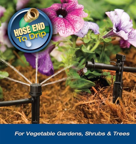 Rain Bird fine mesh filter helps keep emitters clear for smooth operation.
