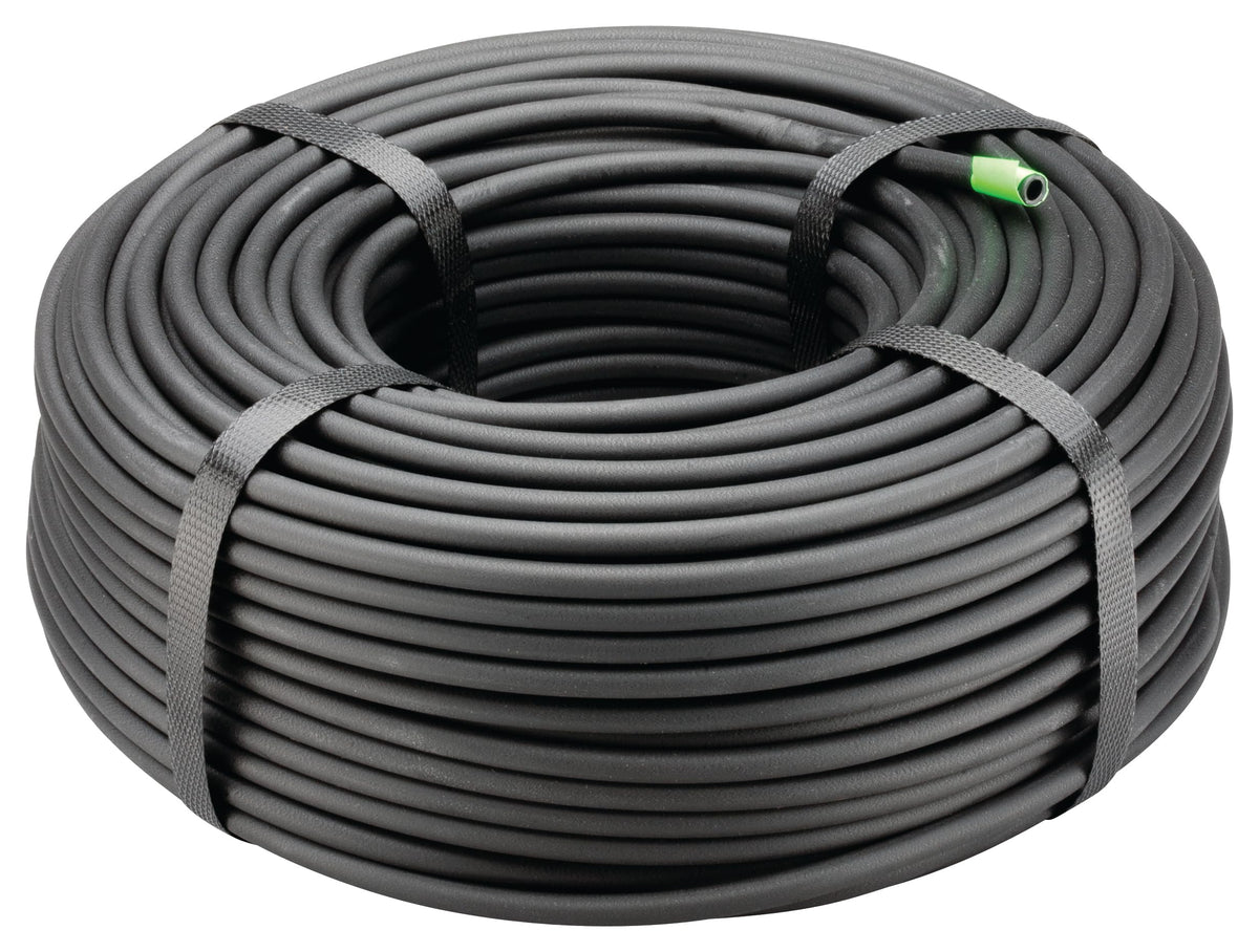 Rain Bird T22-250S blank distribution tubing, 250 ft, black coil for drip systems.