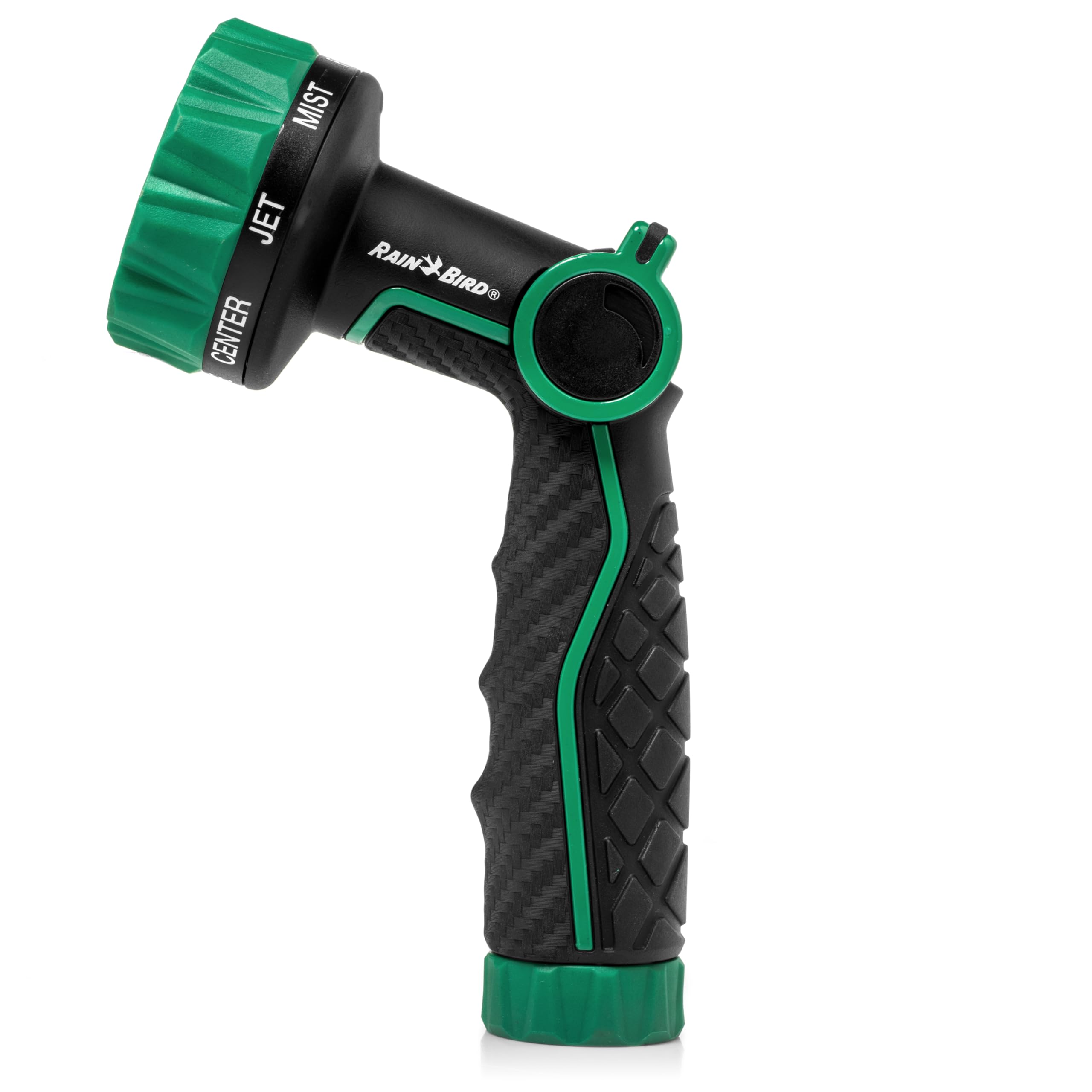 Rain Bird TCNZL8P nozzle showcasing carbon fiber texture for sturdy outdoor use