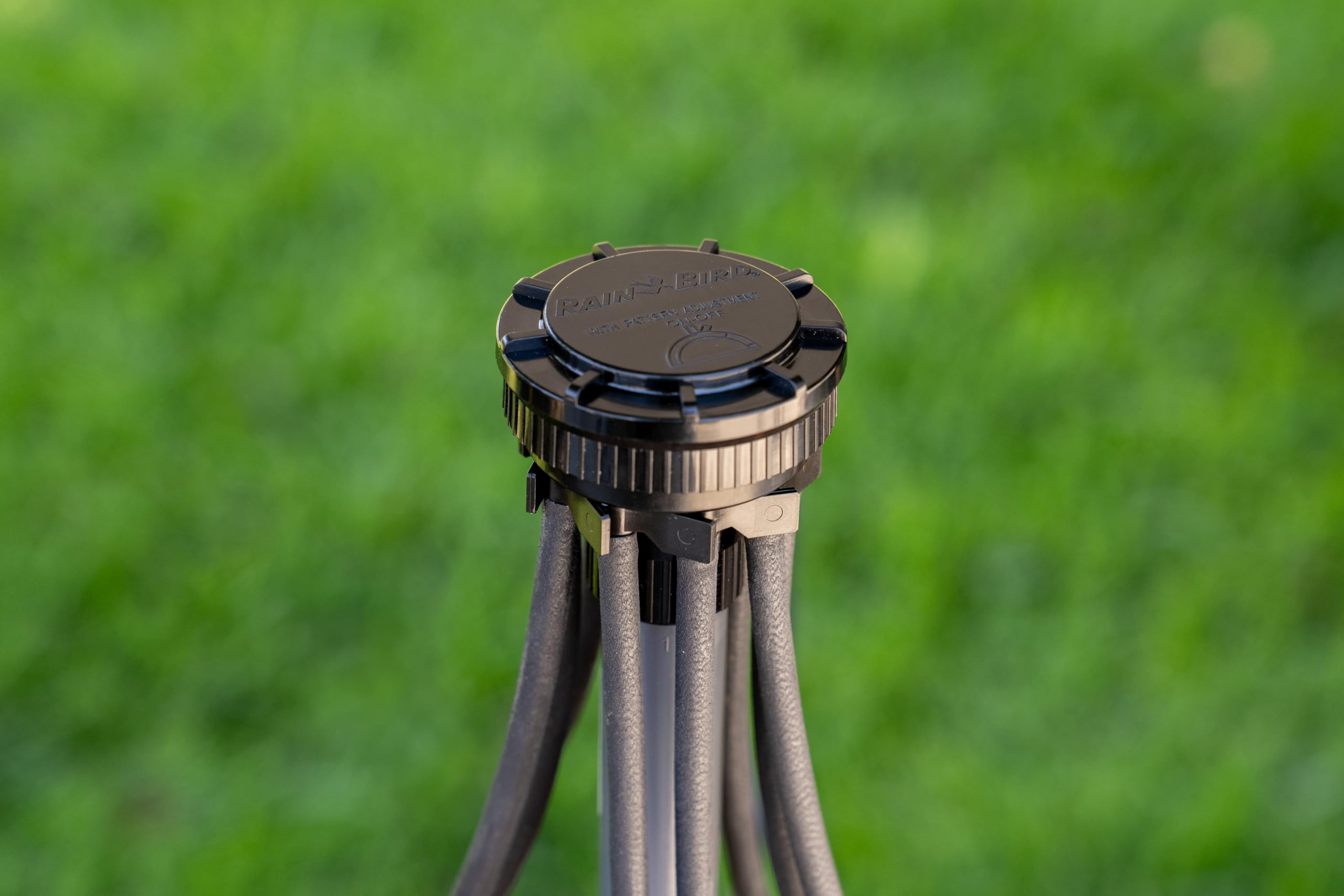 Rain Bird UV and chemical-resistant materials built for outdoor use.