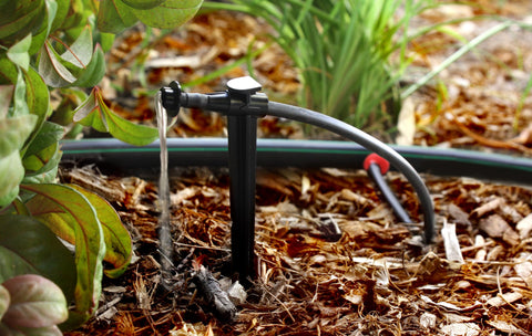 Rain Bird emitter with UV-resistant materials for outdoor durability