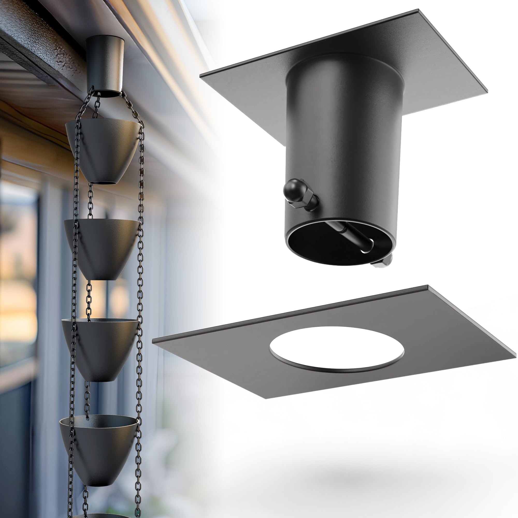 Rain Chains Direct black adapter quality promise and easy returns for confident shopping.