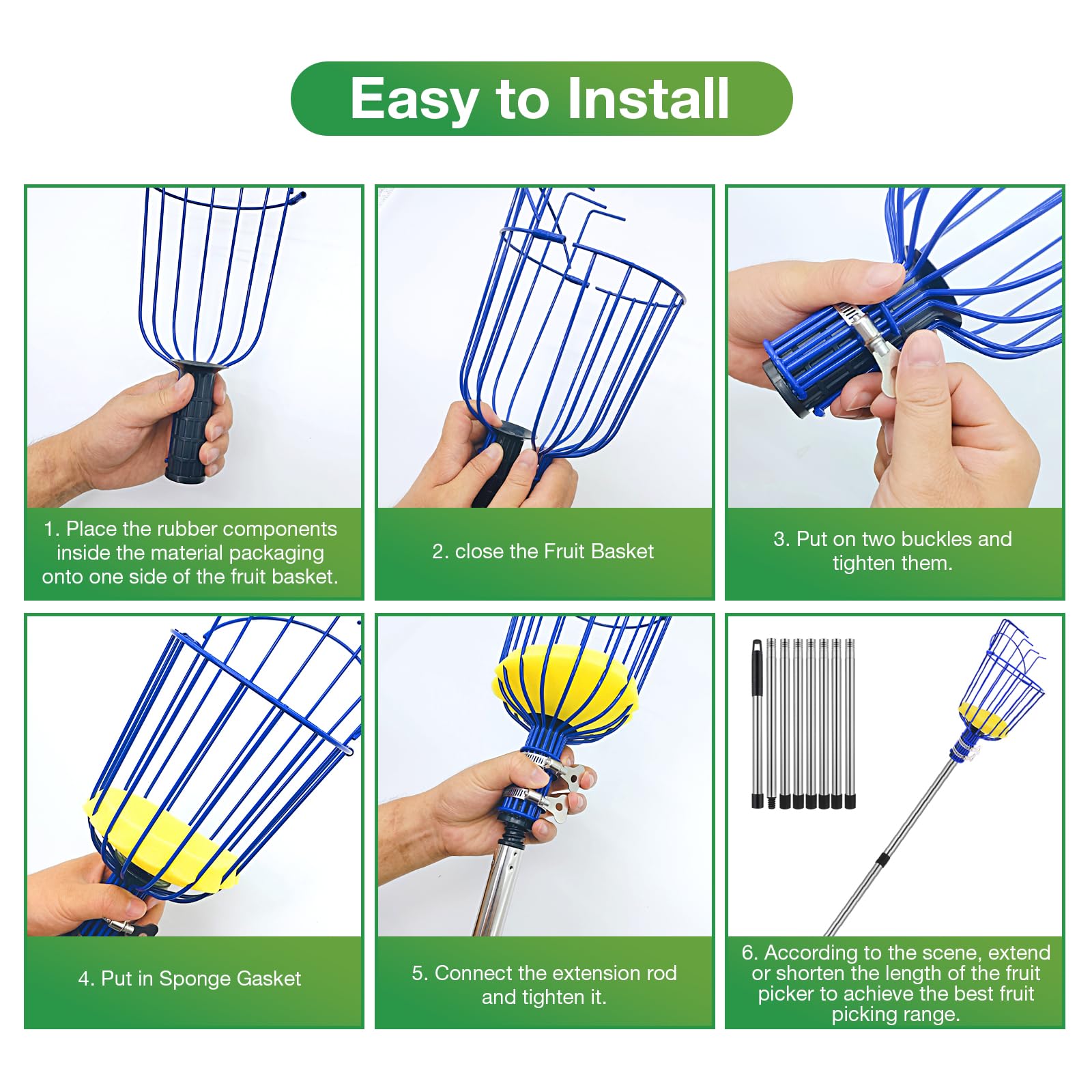 RAIN SPIRIT easy assembly with upgraded clamps enables quick setup and hassle-free use.