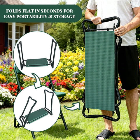 RAIN SPIRIT removable tool pouches keep essential tools within reach.