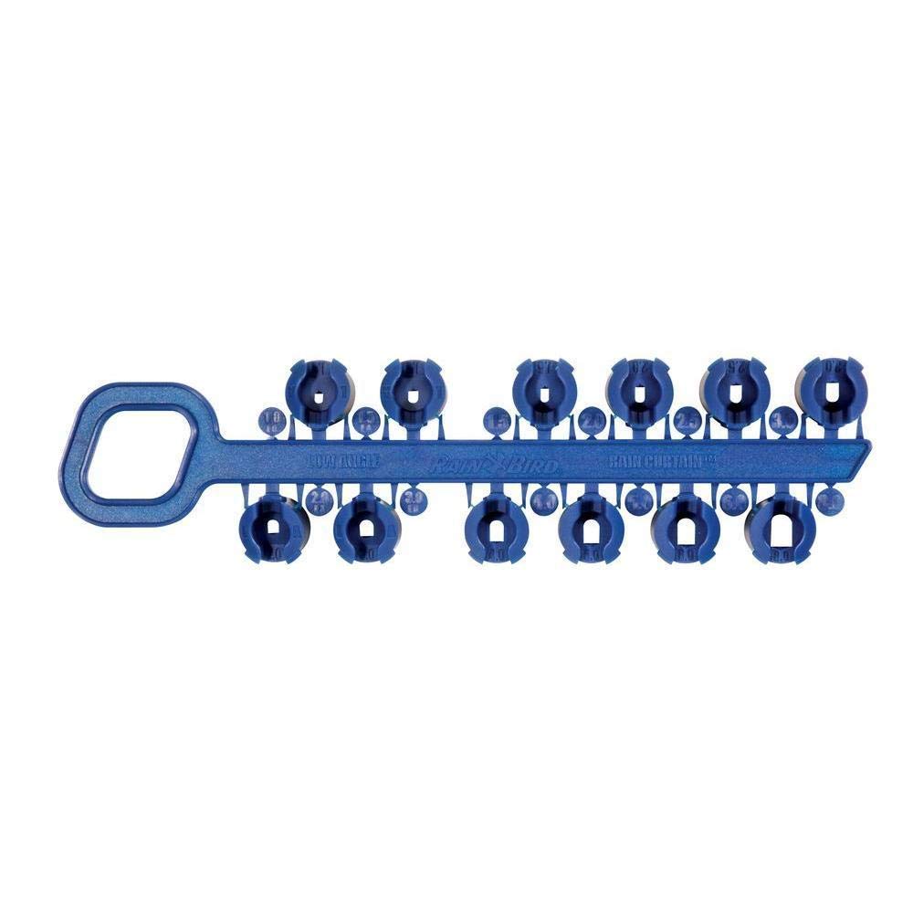 Rain Bird radius adjustment screw supports flexible watering patterns.