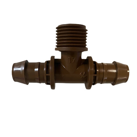Rain Bird XFFTMA050 barbed connector with 1/2 MPT for leak-free tubing