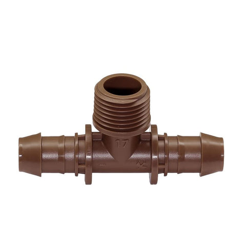 Rain Bird XFFTMA050 tee adapter 2-pack for secure drip irrigation connections