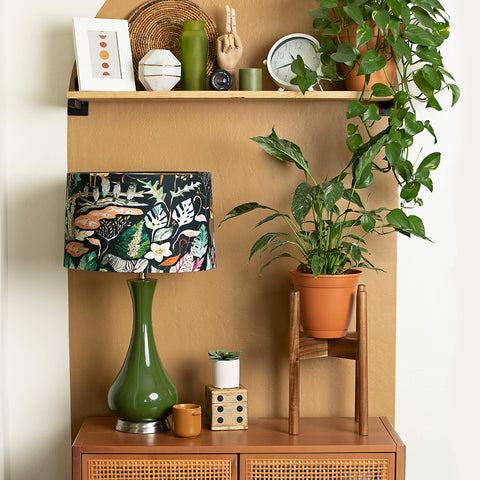 Rainbleland acacia stand indoor outdoor versatility for patio or living room.