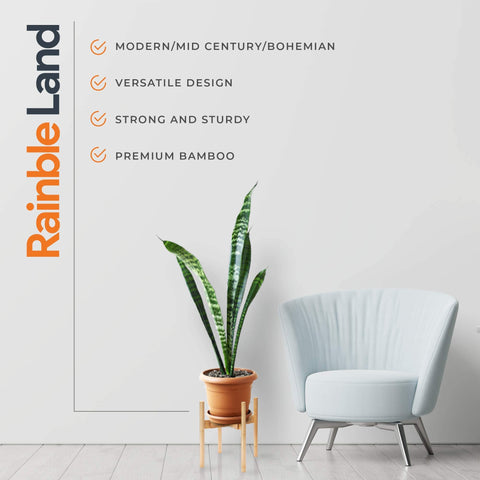 RAINBLELAND mid-century modern design adds warmth and height to interiors.