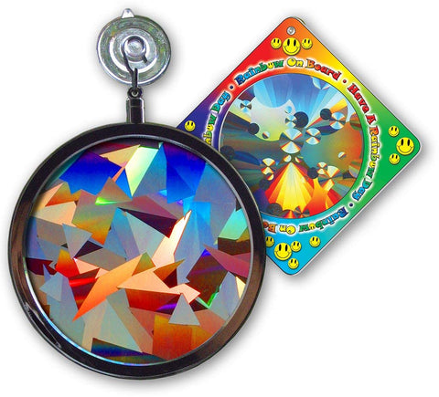 Rainbow Symphony rainbow prism suncatcher creating vivid rainbows in sunlight