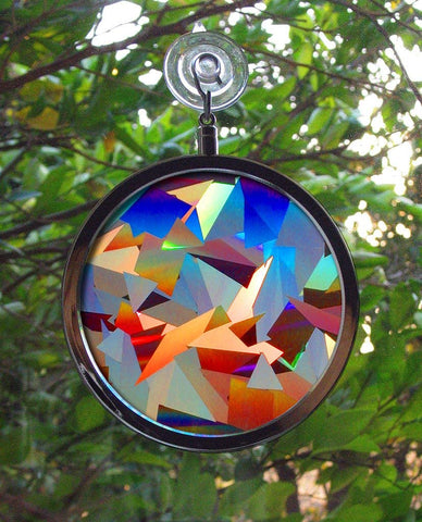 Rainbow Symphony window rainbow display brightening a room with color
