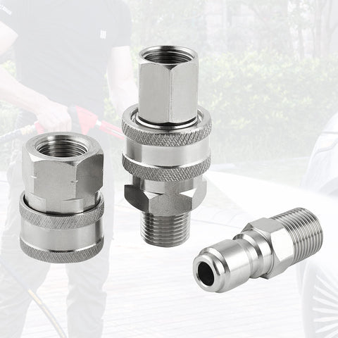 Raincovo 5000 psi adapters ready for high-pressure washing without compromising performance.