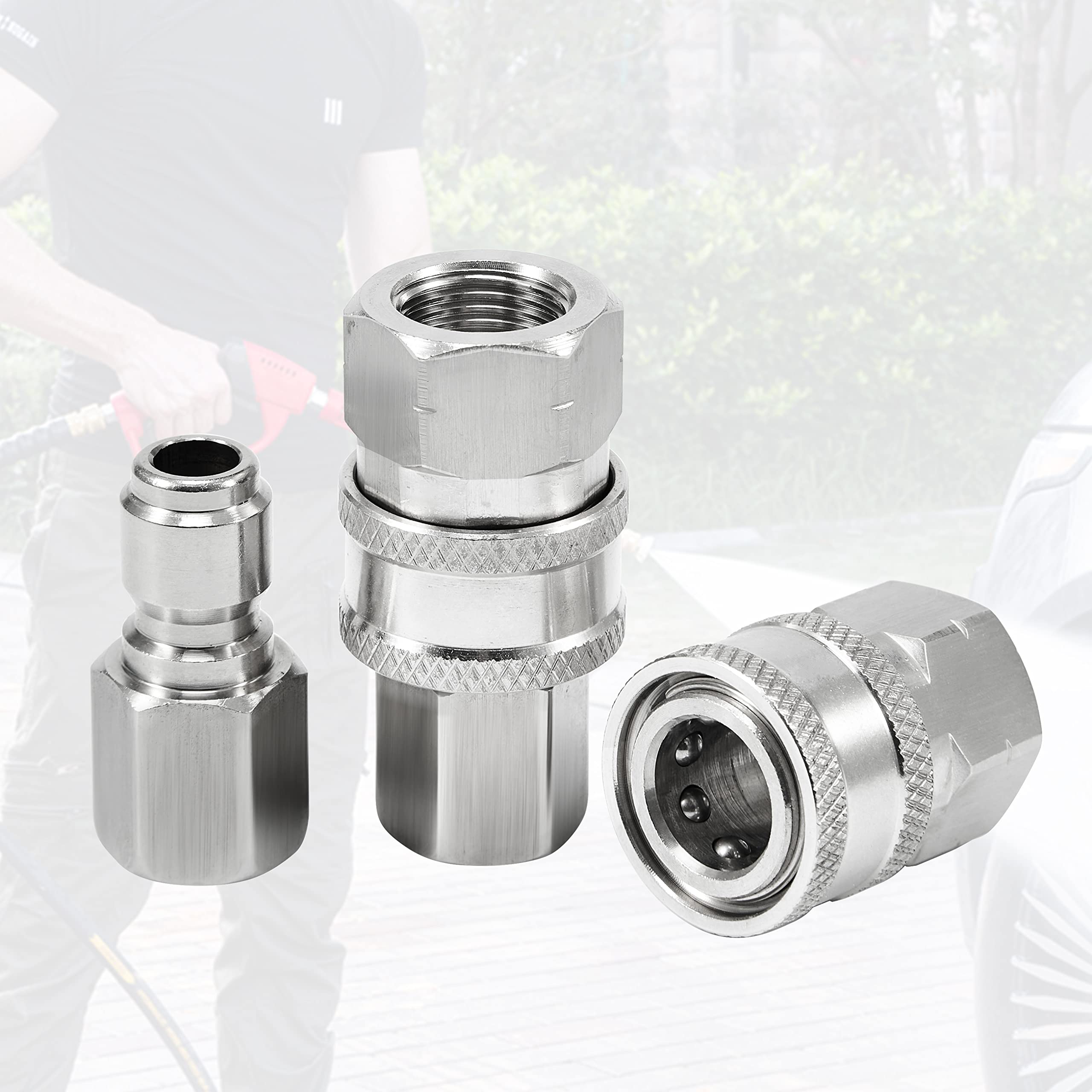 Raincovo anti-rust high hardness fittings endure demanding cleaning tasks.