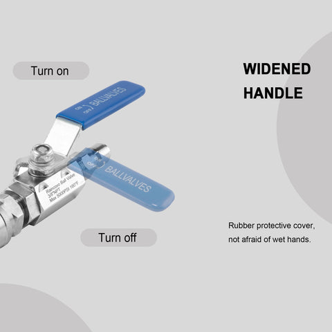 Raincovo ball valve 3-8 quick-connect ease improves attachment changes.