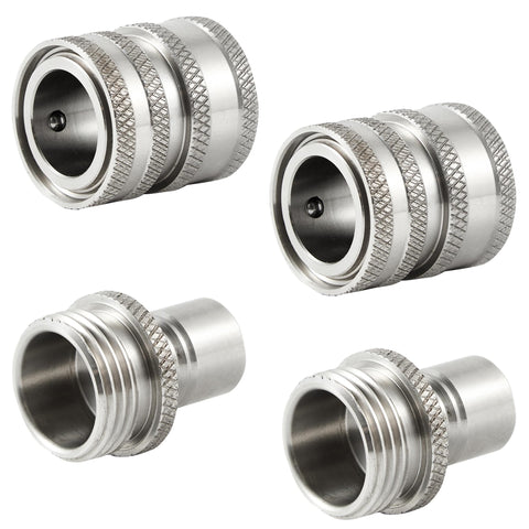 Raincovo garden hose quick connect side view highlights easy attachment