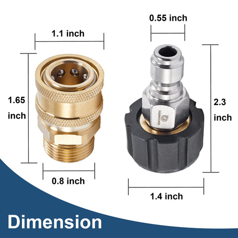 Precision threads minimize leaks for reliable high-pressure performance.