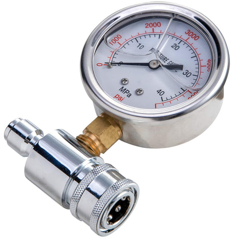 Raincovo stainless steel gauge body resists heat and corrosion