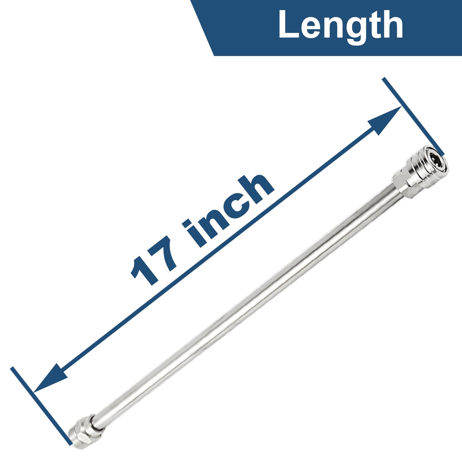 Raincovo stainless-steel wand delivers durable, rust-resistant performance.
