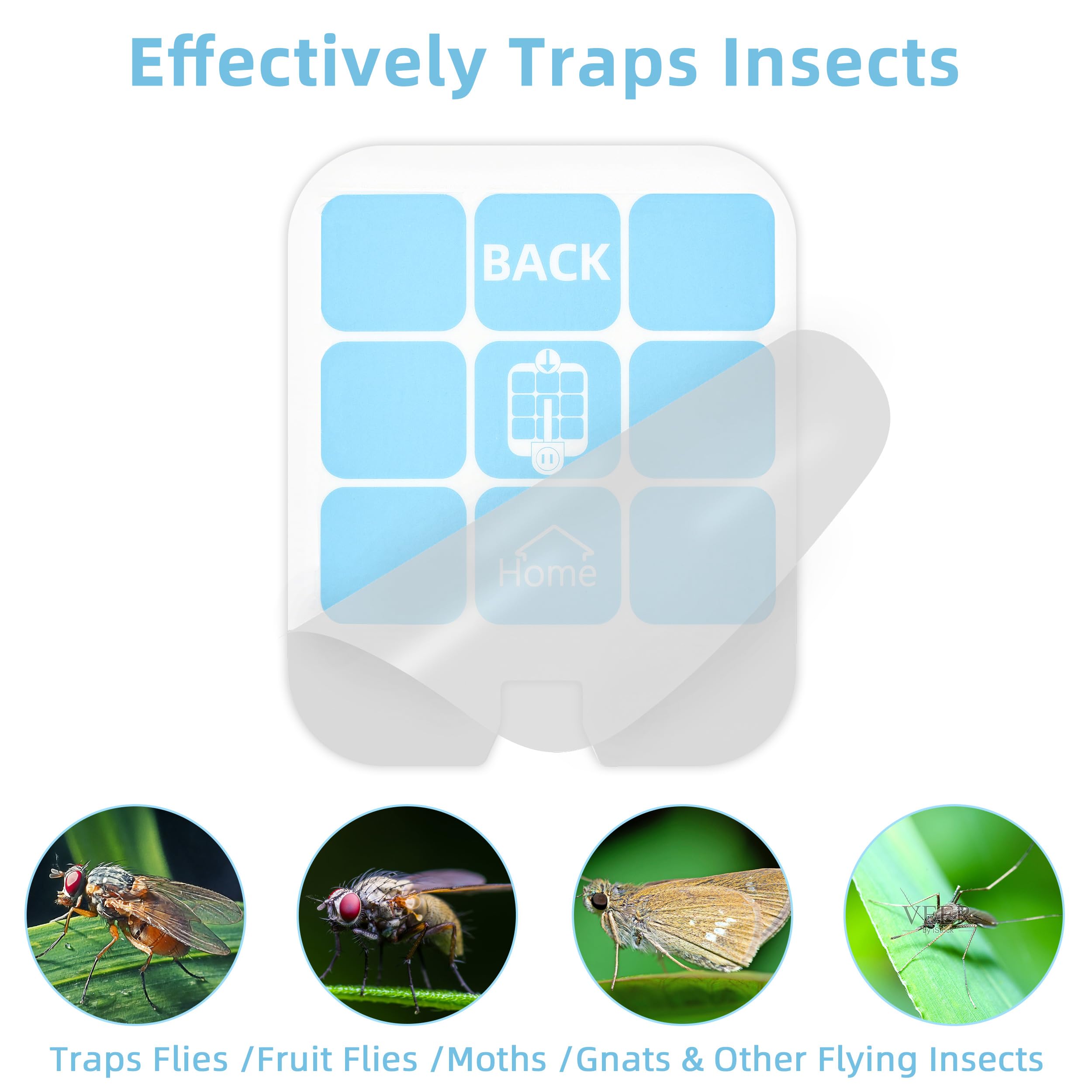 Raindot SH502 SH503 compatible glue sheets install quickly for clean insect trapping