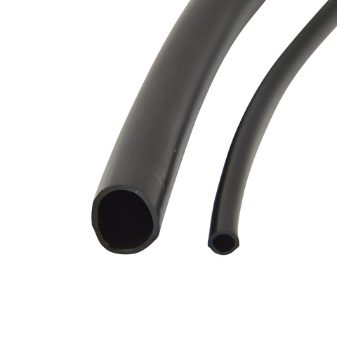 Raindrip 052020P UV-durable poly tubing resists sun and moisture exposure outdoors.