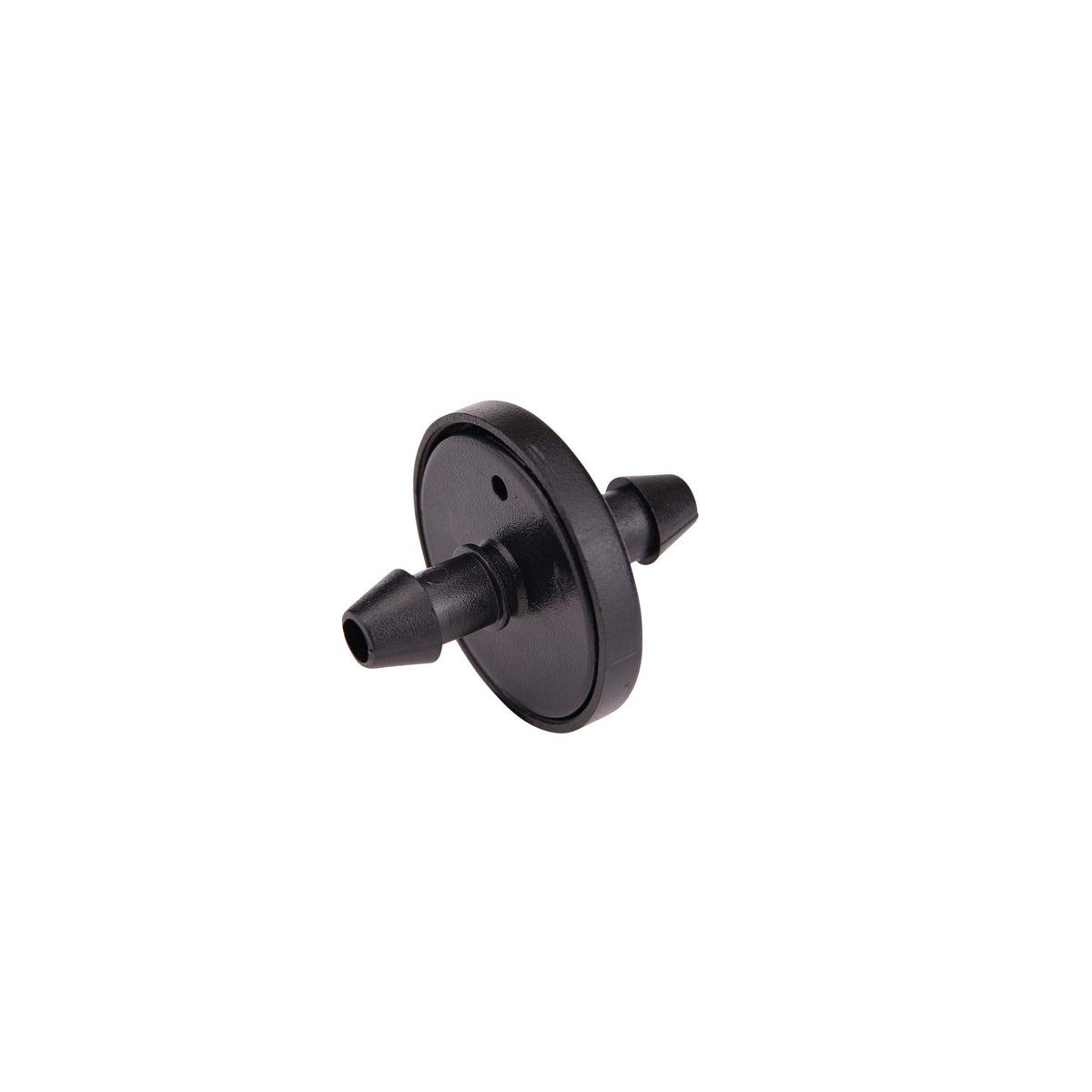Raindrip 117025B inline dripper for 1/4-inch tubing delivers precise watering to shrubs and containers.