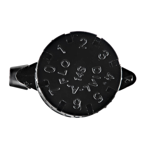 Raindrip 156005B 8-stream full-circle spray over garden beds.